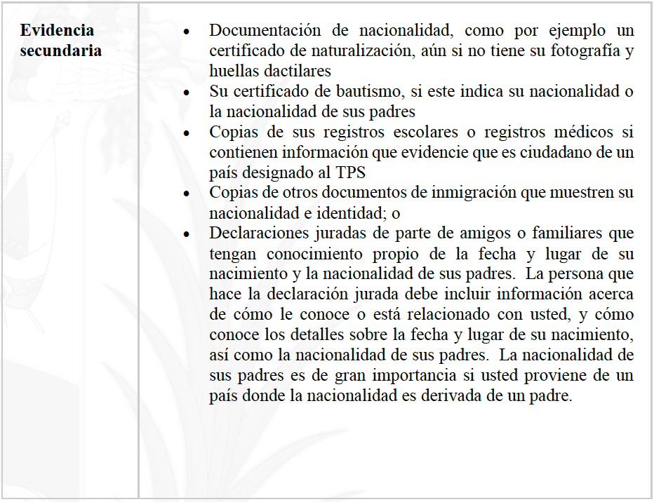 Guía Informativa Sobre El Estatus De Protección Temporal, TPS ...